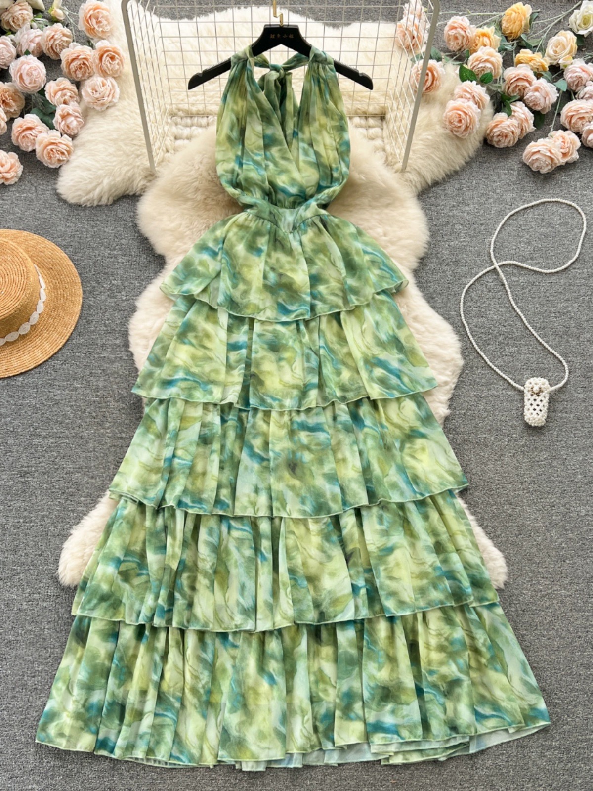 Lucky flower dress CD1147 images